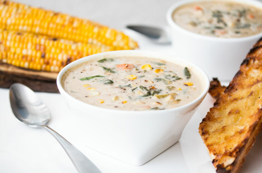 corn chowder_hot for food