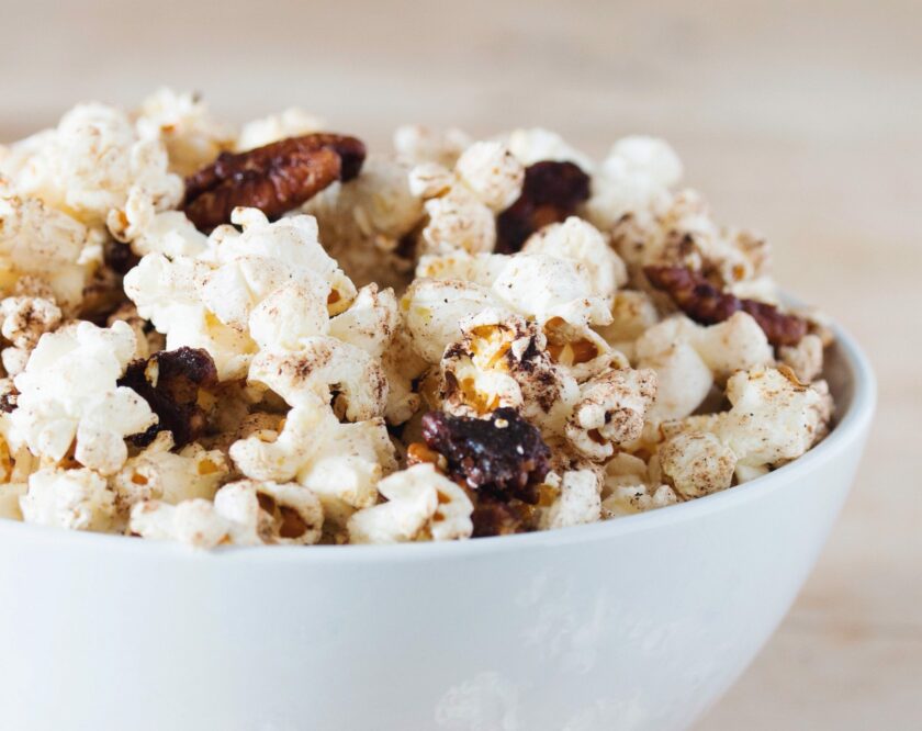 pumpkin spice pecan popcorn_hot for food