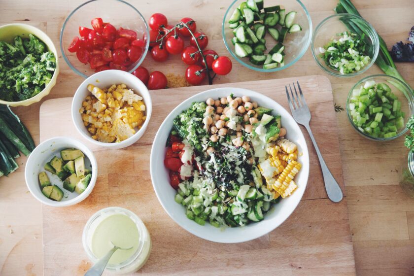 best vegan chop salad with creamy herb dressing hot for food recipe