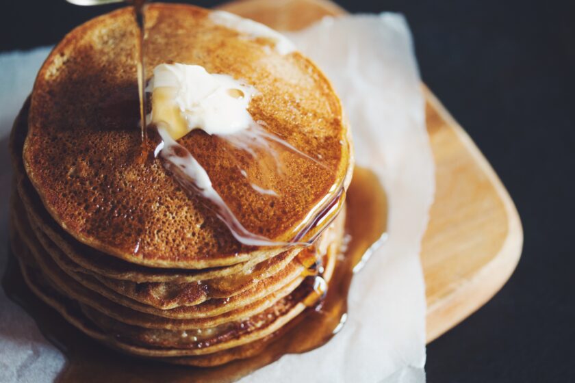 vegan pumpkin spice pancakes_hot for food