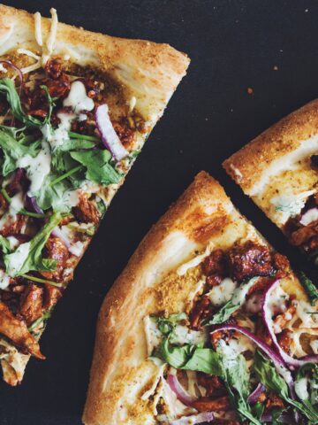 bbq chik'un pizza with ranch_hot for food