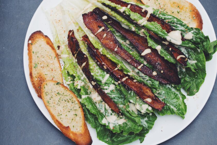 cassava bacon_hot for food