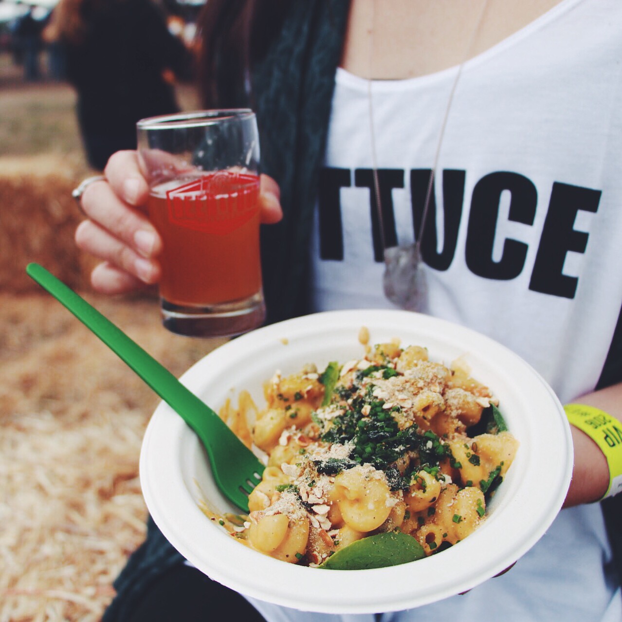 what I ate at vegan beer fest_hot for food