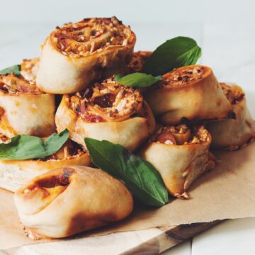 vegan pizza buns_hot for food