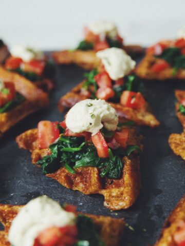 mashed potato waffles_hot for food