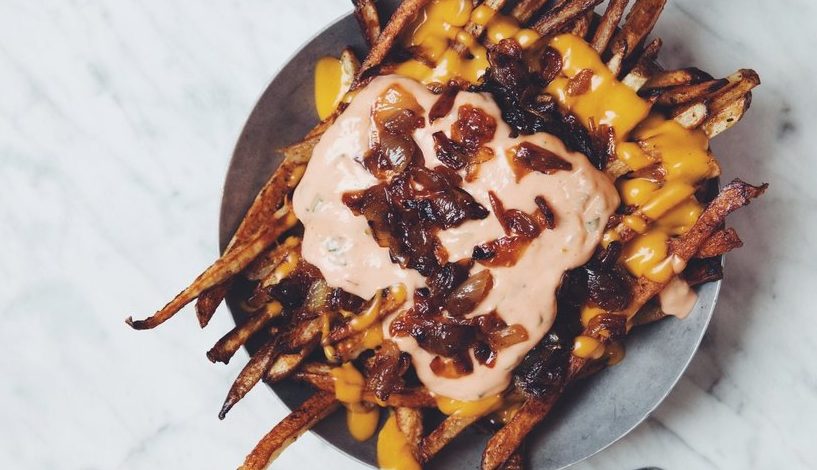 vegan animal style fries (in-n-out burger copy cat)_hot for food