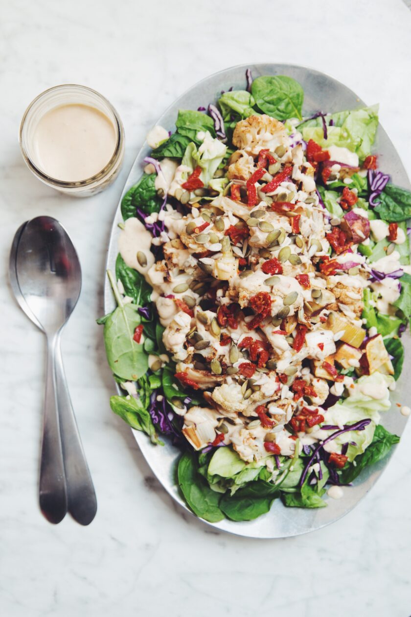 roasted vegetable salad_hot for food