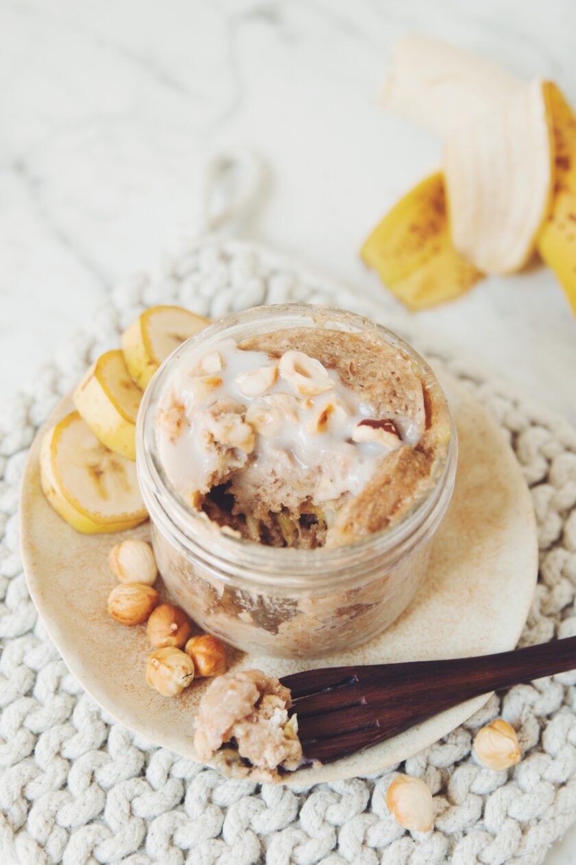 Breakfast Banana Bread Pudding_hot for food