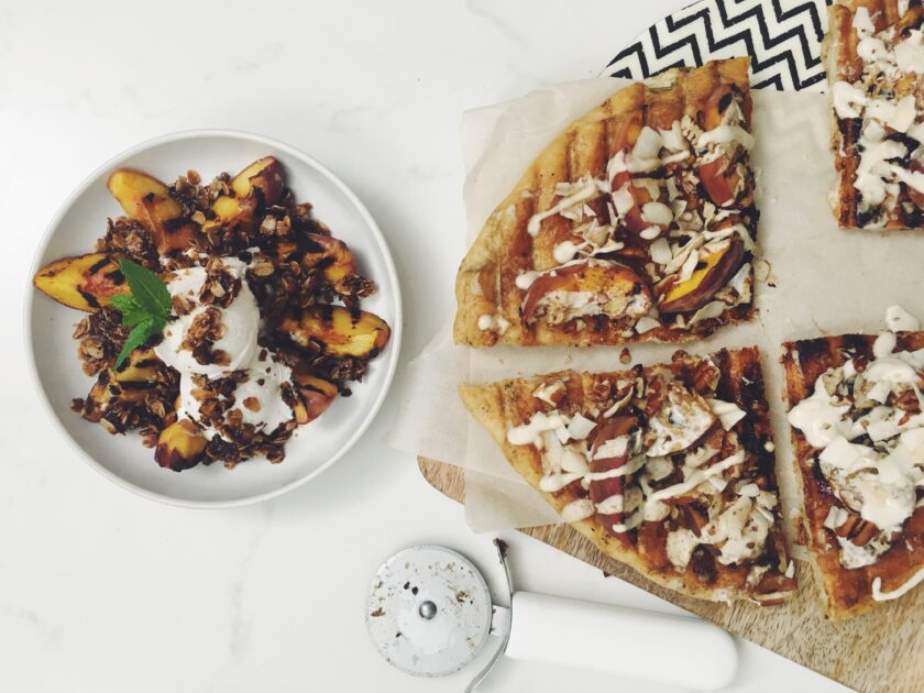 grilled peaches 2 ways_hot for food