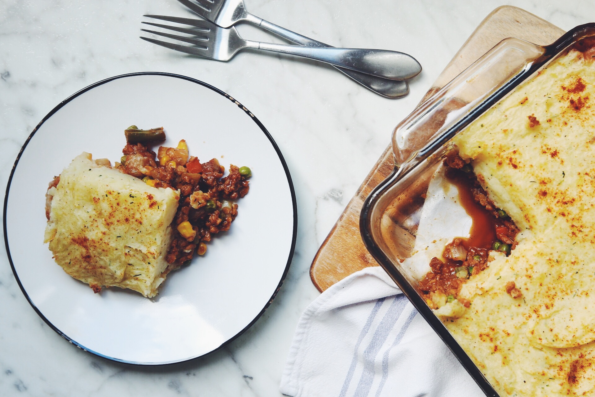 Vegan Shepherd's Pie_hot for food