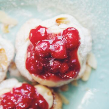 vegan sour cherry almond danishes_hot for food