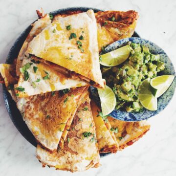 jackfruit tinga quesadilla_hot for food