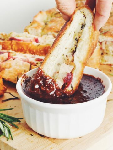 holiday stuffed focaccia_hot for food