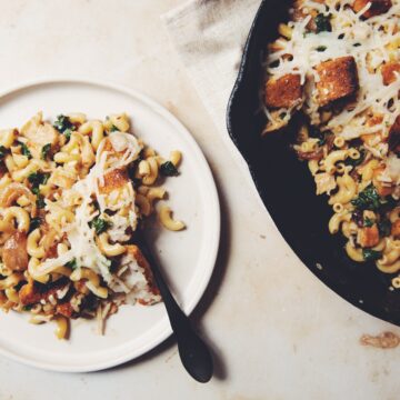 vegan french onion chicken casserole_hot for food