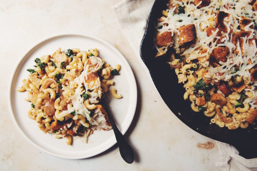 vegan french onion chicken casserole_hot for food