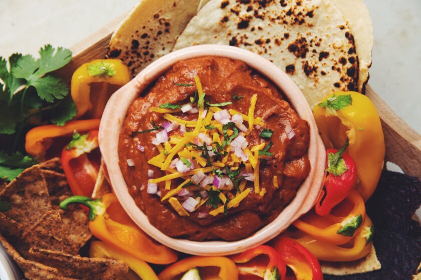 smokey refried bean dip recipe